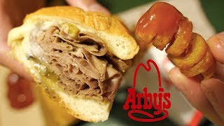 ... featured in this video: arby's fire-roasted philly roast
