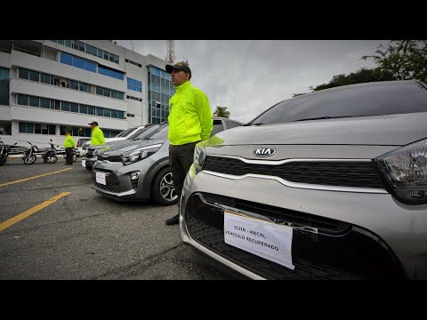 Policía de Cali recuperó 61 vehículos robados en la ciudad a tan solo 15 días del 2025.