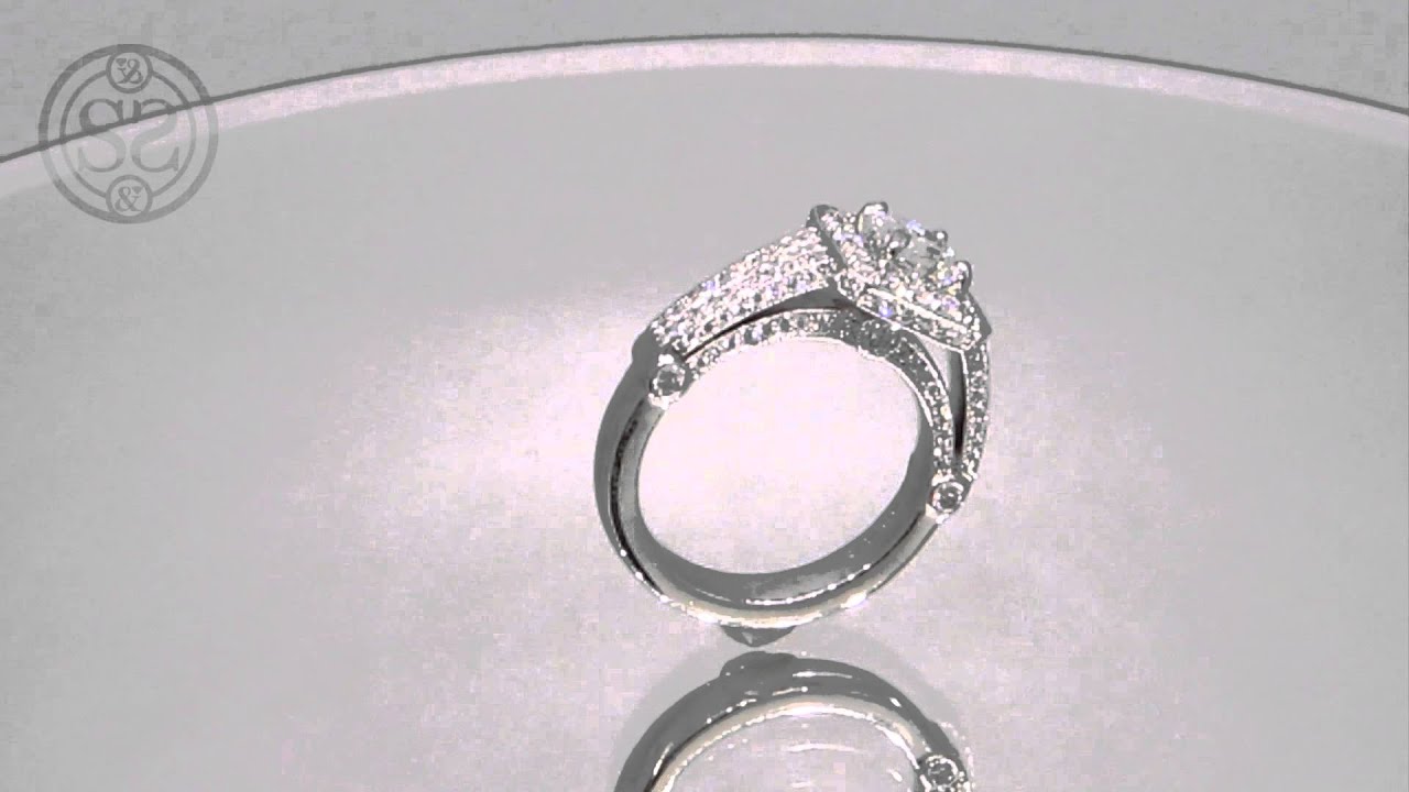 The Steps to Asscher - Custom Halo Diamond Engagement Ring