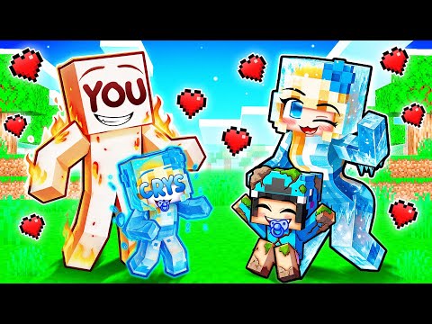 You're Having an ELEMENTAL Family in Minecraft!