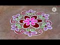 32 dots rangolibeautiful  flower  thai madham special kolamdhana creative rangoli