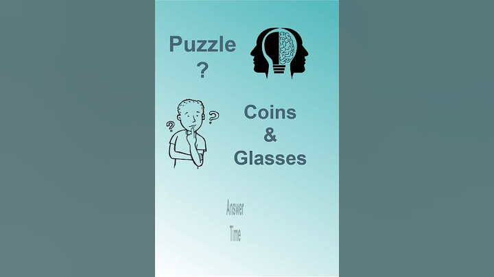 Puzzle  - 10 Coins & 3 Glasses | Riddle | IQ Test | Out of Box thinking #Shorts