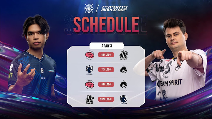 MLBB MSC 2024 x EWC - Day 3 - Group Stage - Filipino