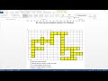 Как нарисовать кроссворд в word