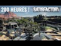 J'ai joué 200 Heures sur SATISFACTORY ! Ce que j'ai construit !