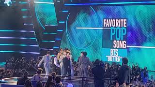 BTS WON FAVORITE POP SONG at the AMAs! (FAN CAM)