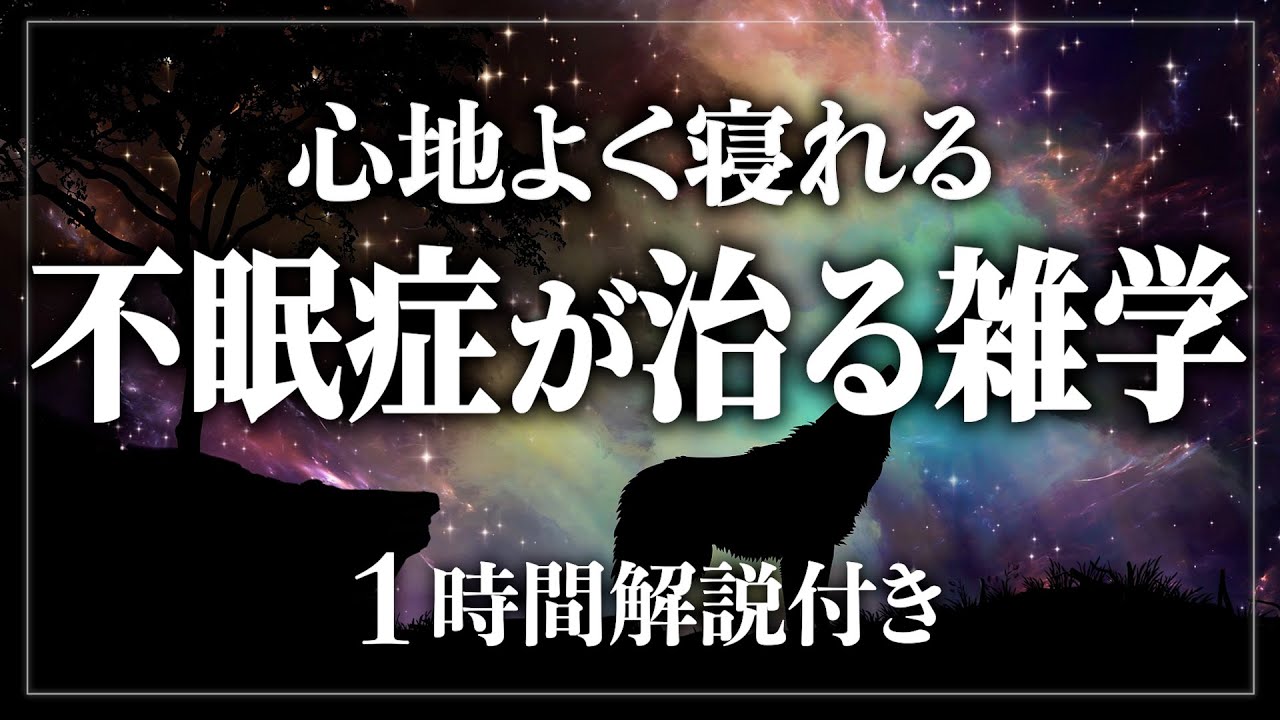 【睡眠導入/作業用】99%が寝落ちする 寝ながら賢くなる日常生活100の雑学1時間 快眠【BGMなし】【男性朗読】