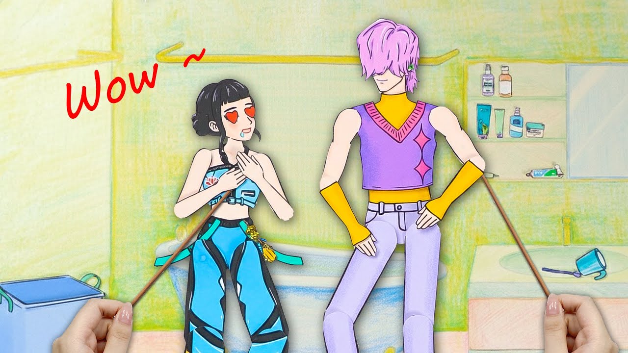 Истинное лицо тайны - Kpopkpop demon hunters paperdoll 10 【Mystery + Zoey】 Kpop Demon Hunters Pap...