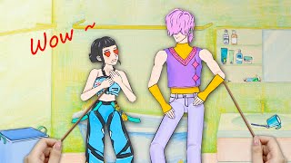 The True Face of Mystery - Kpopkpop demon hunters paperdoll 10 【Mystery   Zoey】 케이팝 데몬 헌터스 종이구관