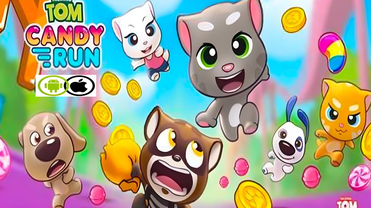 Talking Tom Candy Run Gameplay Android ios
