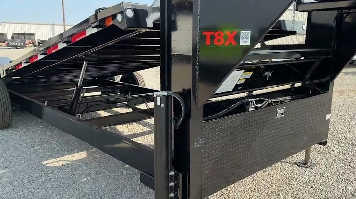 MAXX-D T8X Power Tilt Gooseneck Equipment Trailer