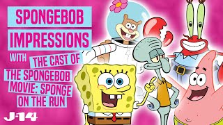 The SpongeBob Movie: Sponge on the Run Cast Does Impressions Resimi