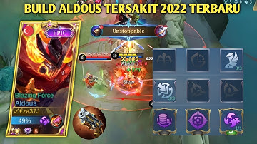 NEW BUILD ALDOUS 2022 | ALDOUS BUILD COUNTER HEROES AGGRESSIF !! ALDOUS BEST BUILD 2022 - MLBB