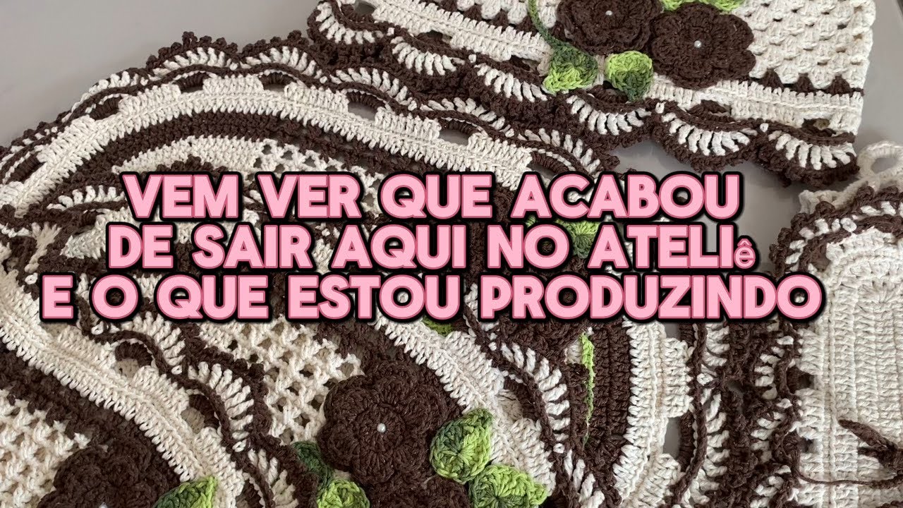 Vem ver o que acabou de sair aqui no ateliê!