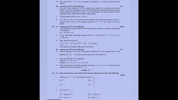 March 2013 Class 12th Maharashtra board question paper Mathematics & statistics