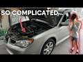 Spark Plug, Tail Light, Cabin And Air Filter Maintenance On 2007 Subaru Impreza Wagon