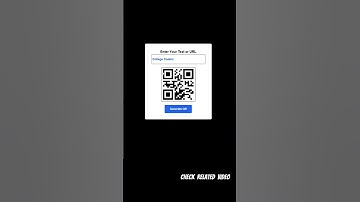 qr code generator JavaScript Project #coding #html #css