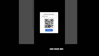 qr code generator JavaScript Project #coding #html #css