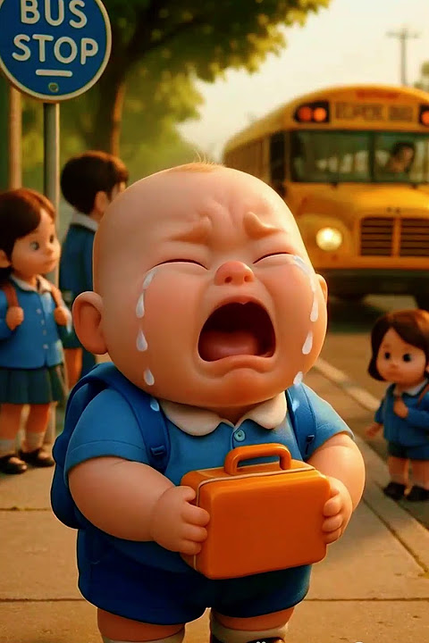 The child is crying to go to school | baby crying video | baby crying sound  #babycrying #babyshorts