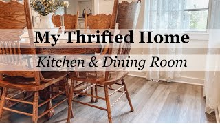 My Thrifted Home: Kitchen and Dining Room