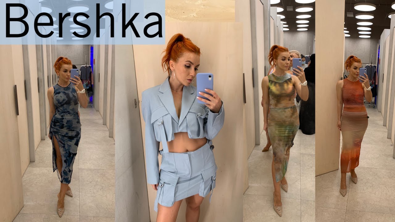 BERSHKA DUBAI HILLS TRY ON HAUL/ WHAT TO WEAR in Dubai/SPRING SHOPPING ...