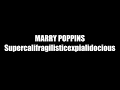 Supercalifragilistic Supercalifragilistic