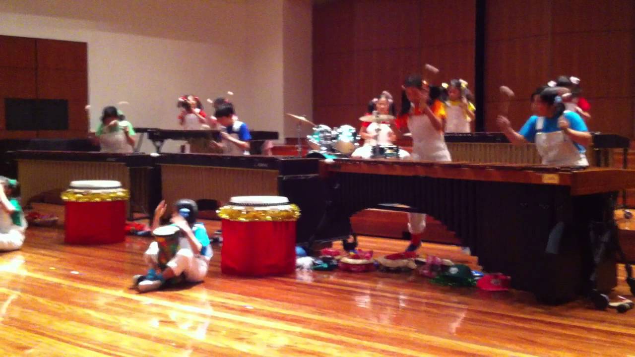 Hiroshima Junior Marimba Ensemble in Melbourne 2013 Tairiku