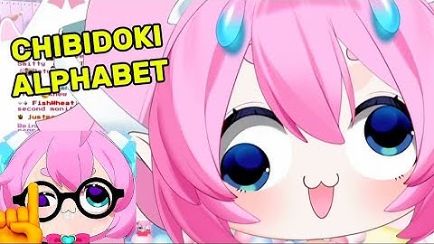 CHIBIDOKI REACT | LEARNING THE ALPHABET WITH CHIBIDOKI 