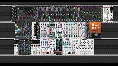 Super Saw techno patch in VCV Rack