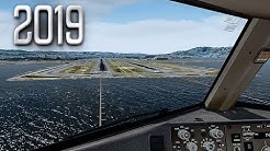New Flight Simulator 2019 in 4K | Spectacular Approach and Landing in San Francisco | Ultra Realism