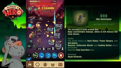 Almost a Hero - Endgame guide | Uno spam build updated