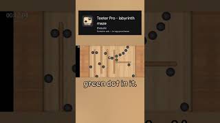 play this labriynth maze ball game #teeterpro screenshot 2