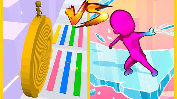 Layers Roll Vs Freeze Rider : All Levels Gameplay Walkthrough - Level 1-9999 Android, iOS #1