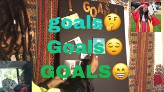 Golden Goals|DIY Motivation Goal Board