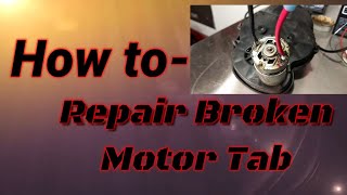 Powerwheels motor repair #broken #motor #wire #brushed #powerwheels