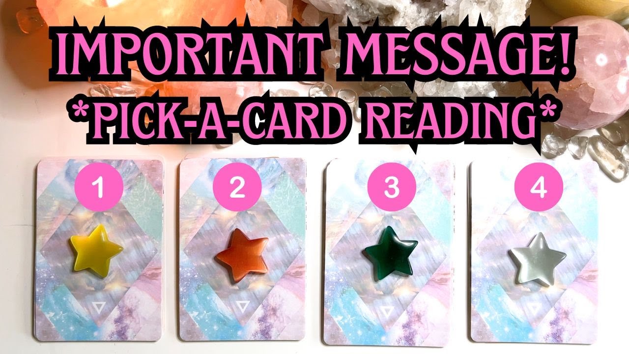 WHAT YOUR SPIRIT GUIDES WANT YOU TO KNOW RIGHT NOW! 🔮 Pick-a Card Tarot Reading!