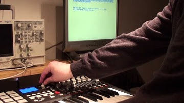 C64 MIDI interface prototype test