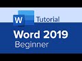 Word 2019 Beginner Tutorial