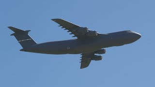 C-5, C-17, KC-10, KC-46. Wings over Solano. Travis AFB. 2024. Saturday. 4K 60fps.