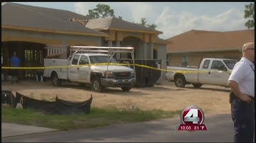 Construction worker struck by lightning