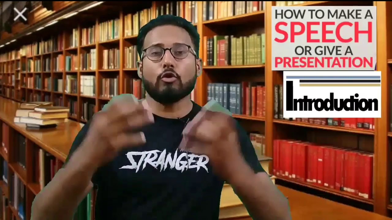 how to give speech