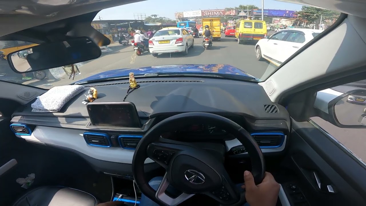 Peaceful Morning Drive to Office 🚗 | Bangalore Roads ASMR | Tata Punch