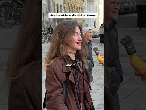 Eine Nachricht an die nächste Person🥰