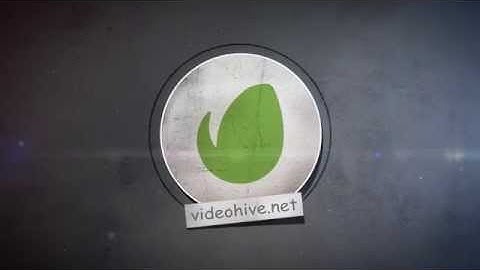 From the hand of the intro logo.| VideoHive Templates | After Effects Project Files