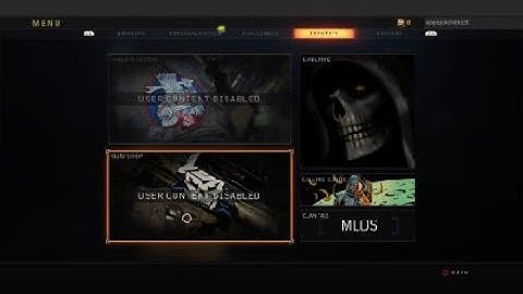 User content disabled