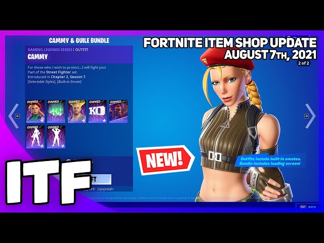 Fortnite Chapter 2 Season 7: Are the Cammy and Guile Skins Worth Buying? -  EssentiallySports