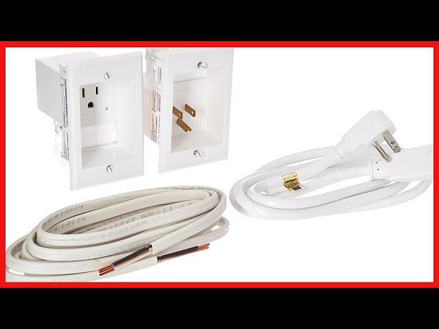 PowerBridge ONE-CK Recessed In-Wall Cable Management System with  PowerConnect for Wall-Mounted Flat Screen LED, LCD, and Plasma TVs 