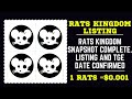 Rats Kingdom Snapshot Complete || Rats Kingdom New Update || Rats Kingdom Listing Date Price 🤑