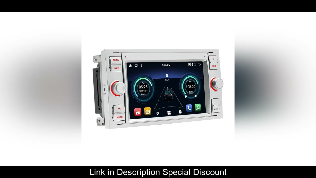 BQCC 7 inch car Android navigation machine radio video player reversing image car WIFI GPS RDS