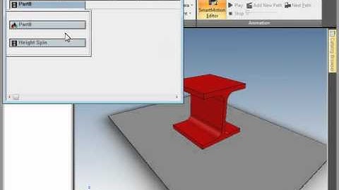 Setting and Editing the Spin Angle Value in Animations in IRONCAD